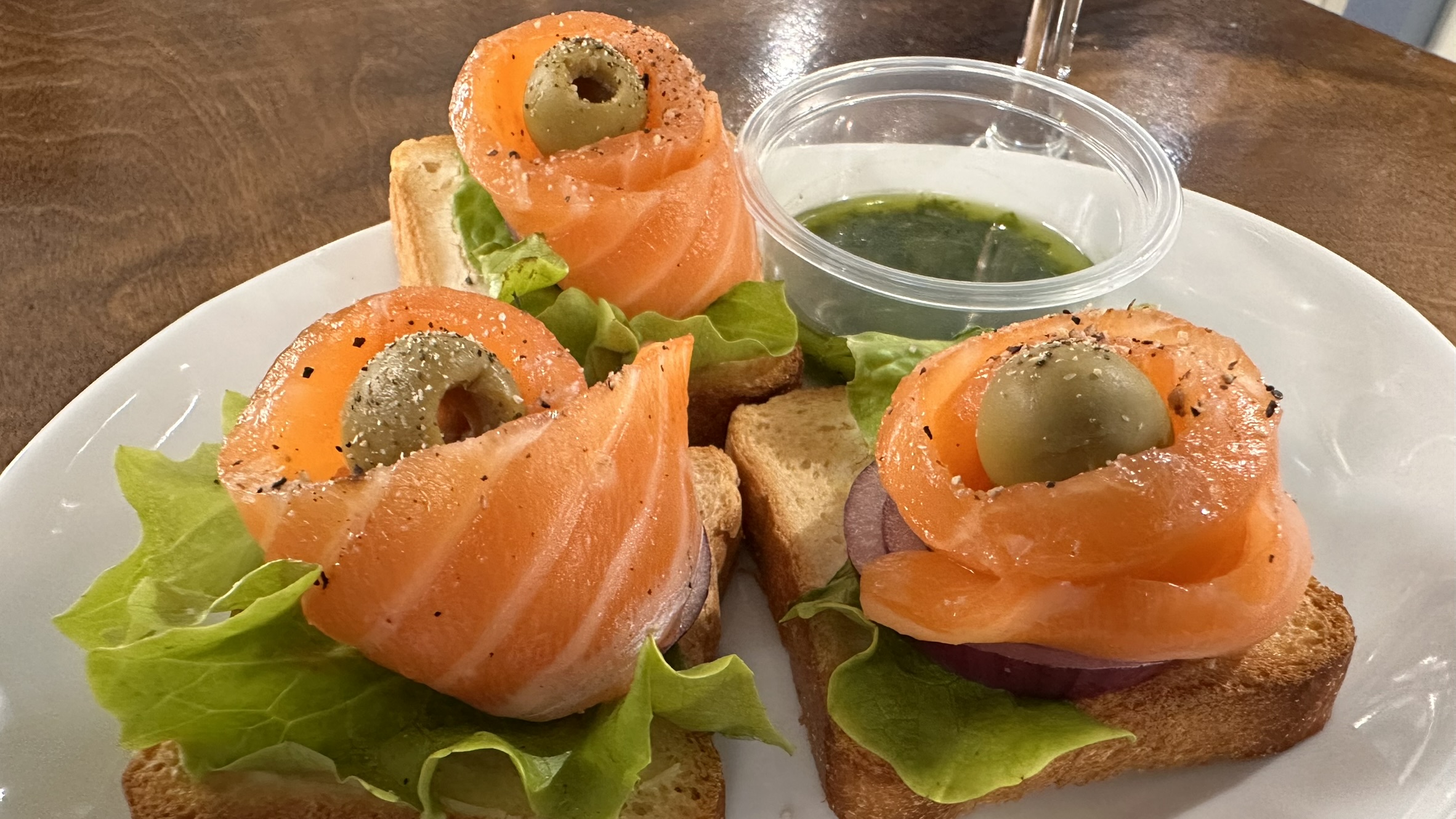 Lachs aus eigener Herstellung