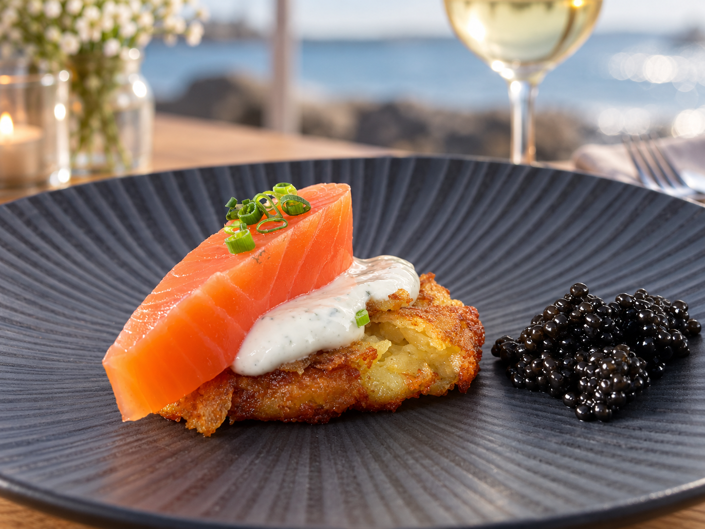 Räucherlachs und Rösti im Fish & Coffee